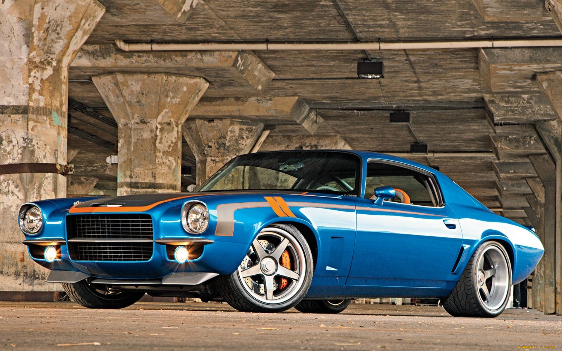 , camaro, blue, sport, chevrolet